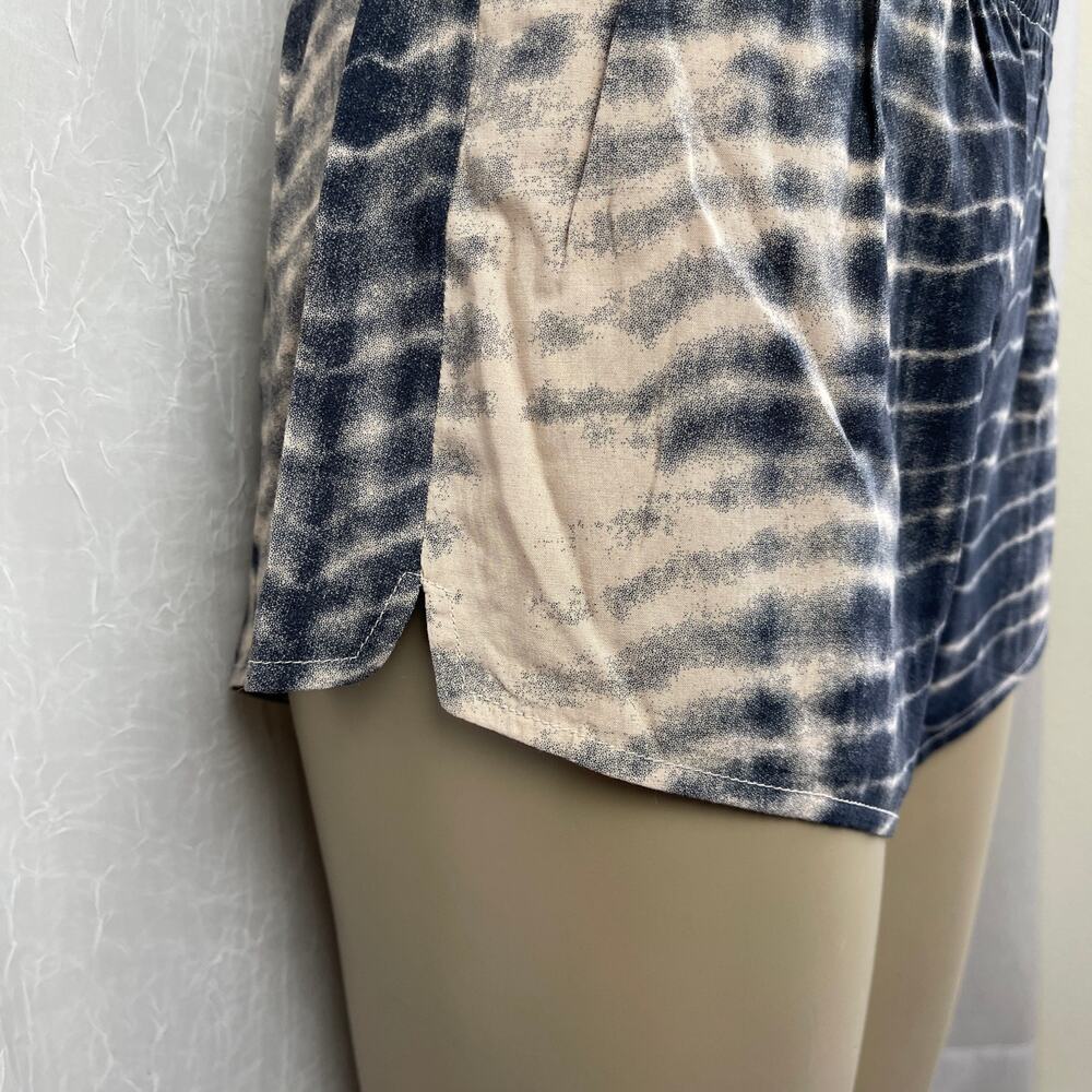 Taupe Charcoal Stripe Dye Dolphin Shorts Stretchy Comfy Soft Forever 21 NWT XS - Picture 3 of 16